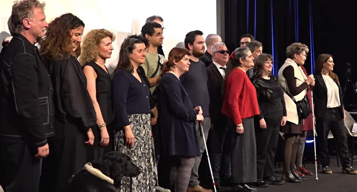Photo de groupe des nommés de cette édition et des organisateurs du Marius.