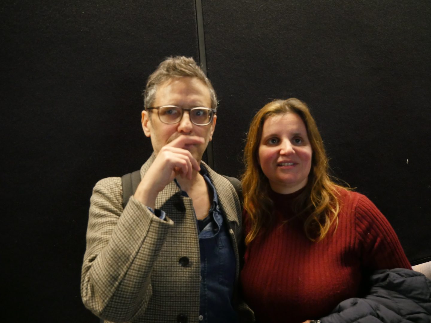 Jean-Julien Chervier et Tatiana Lujic posant côte à côte lors cérémonie du Marius 2026